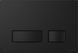 Clapeta actionare rezervor WC incastrat Cersanit Button Movi II, Black Matt