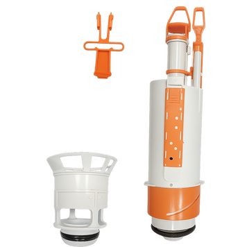 Mecanism evacuare rezervor WC incastrat Cersanit AQUA / SYSTEM 40, dual flush reglabil K99-0402