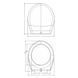 Capac WC din termoplast, Kolo Idol 10131000